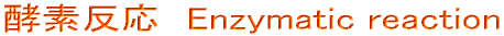 $B9ZAGH?1~!!(BEnzymatic reaction
